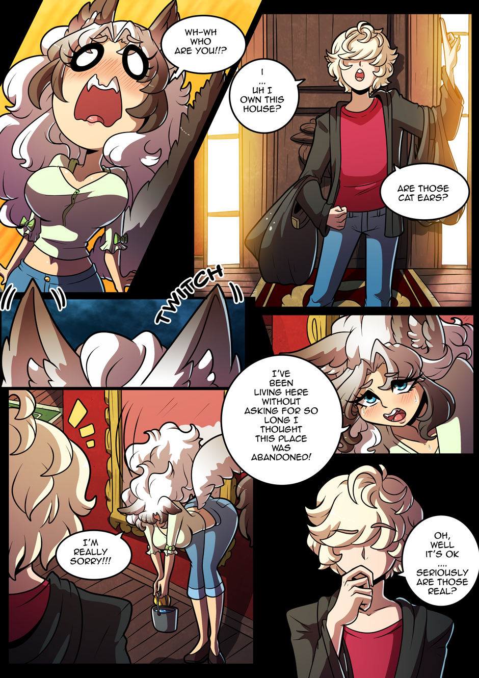 Feline Chateau porn comic picture 4