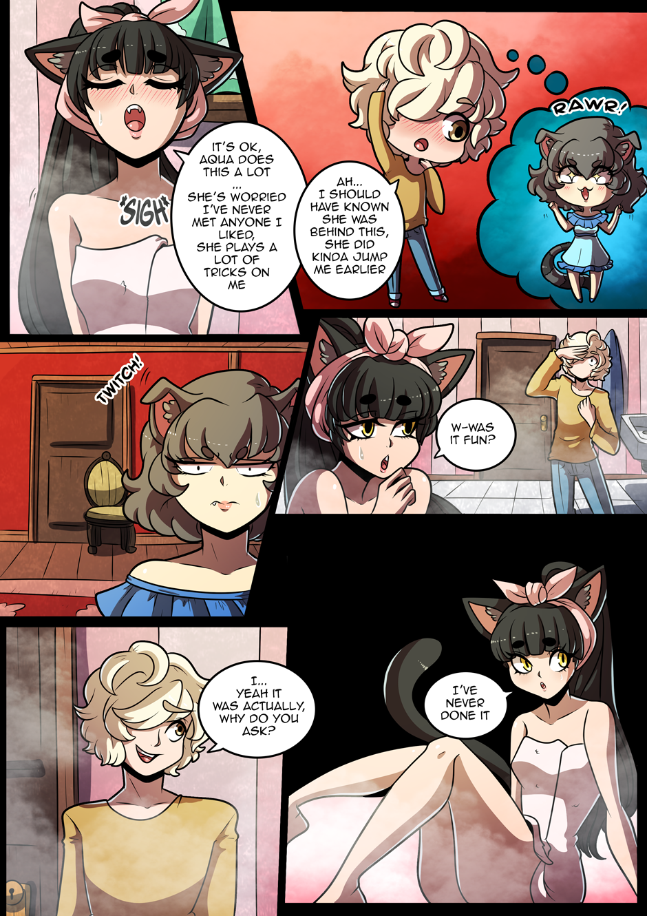 Feline Chateau porn comic picture 43
