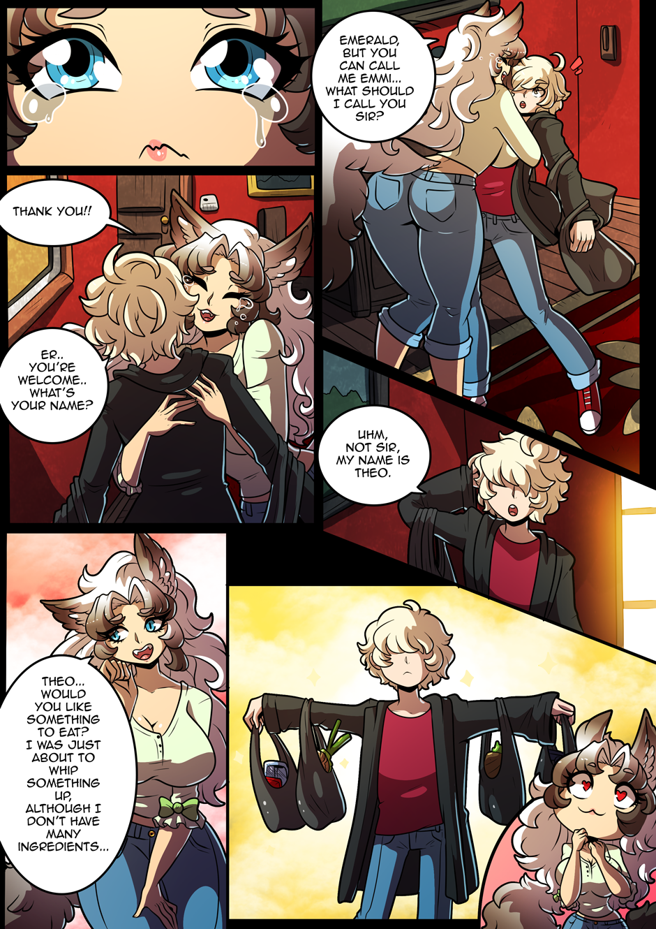 Feline Chateau porn comic picture 6