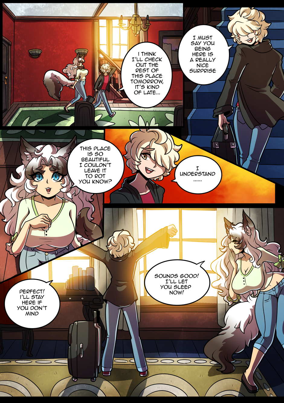 Feline Chateau porn comic picture 8