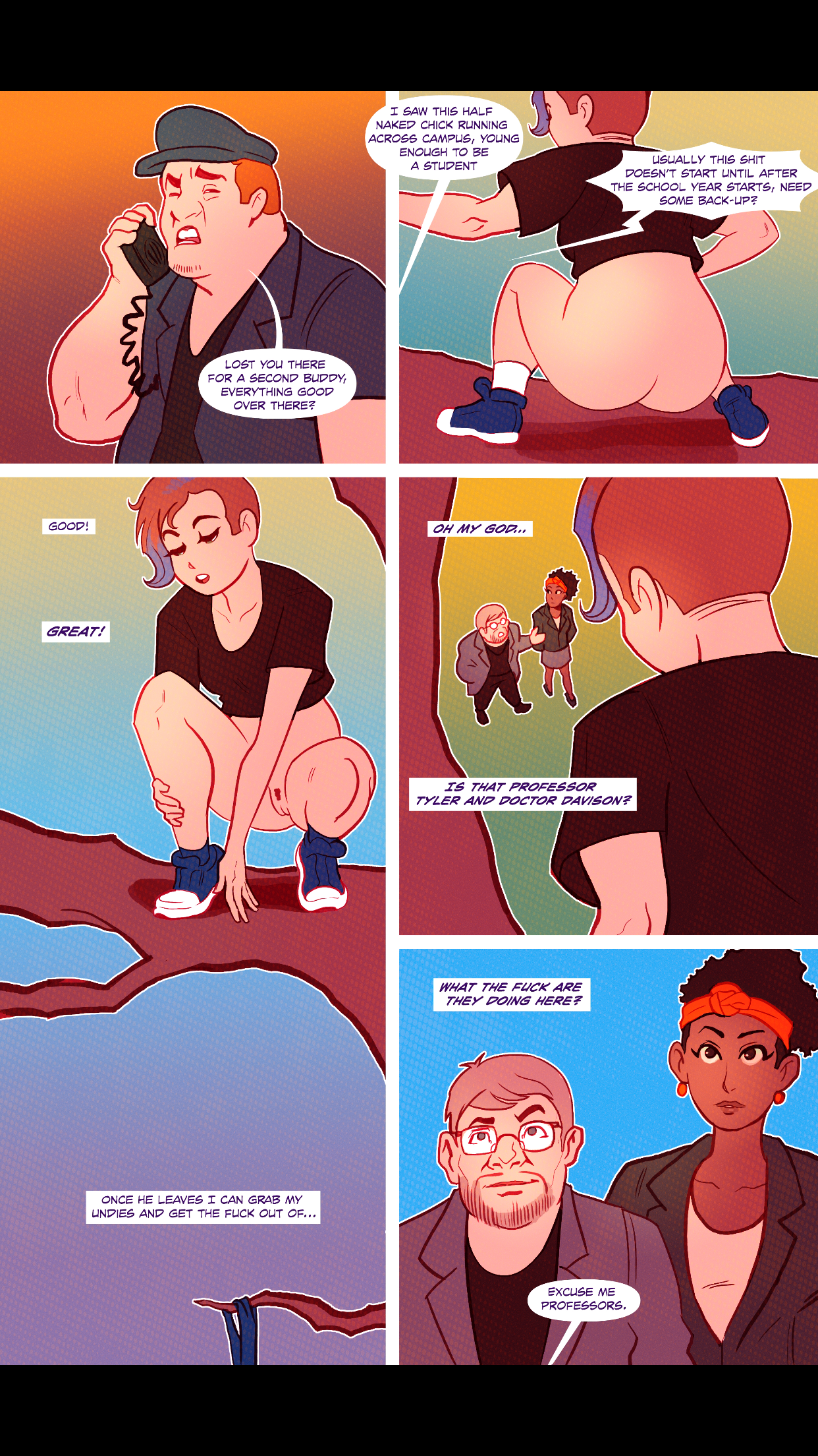 Frankie's Naked Night porn comic picture 14