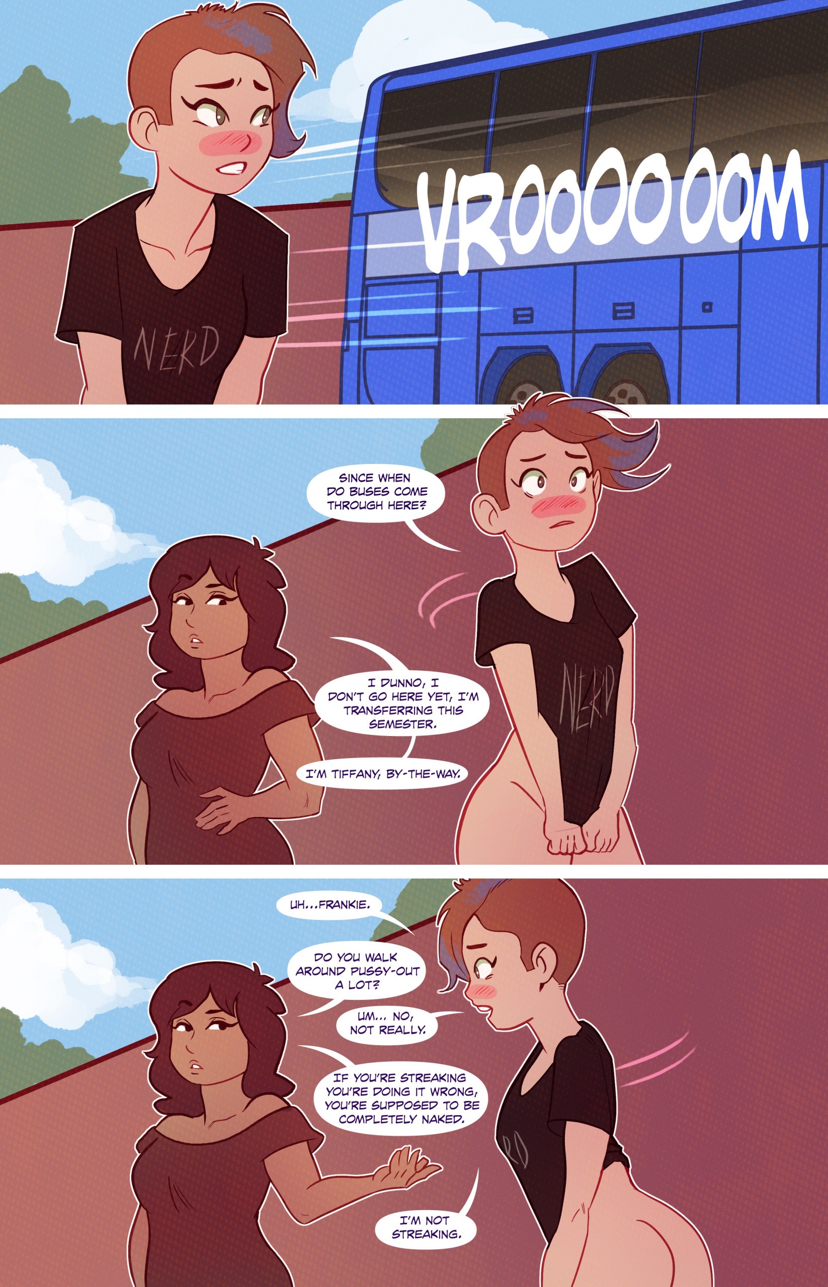 Frankie's Naked Night porn comic picture 23