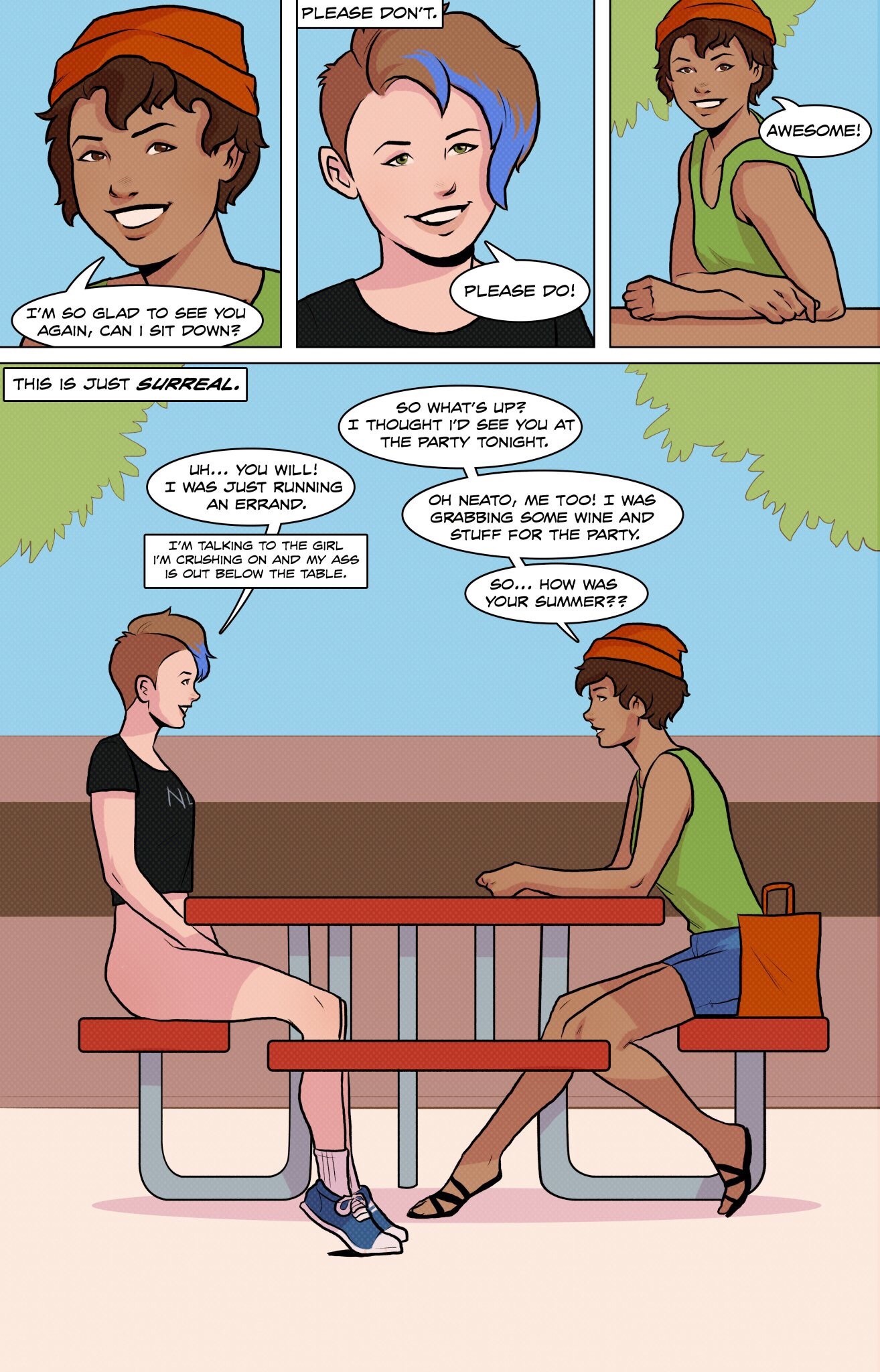 Frankie's Naked Night porn comic picture 28