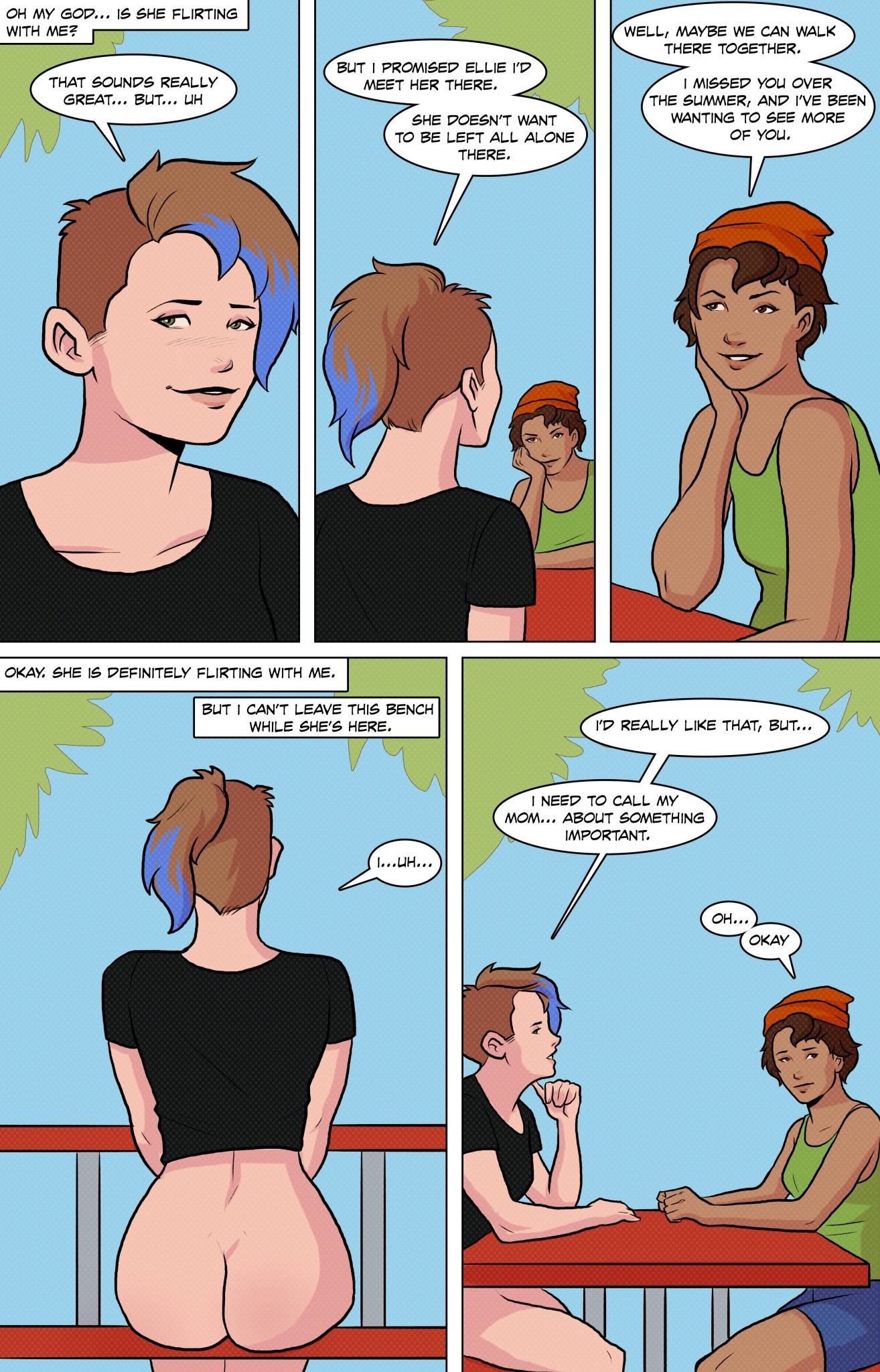 Frankie's Naked Night porn comic picture 33