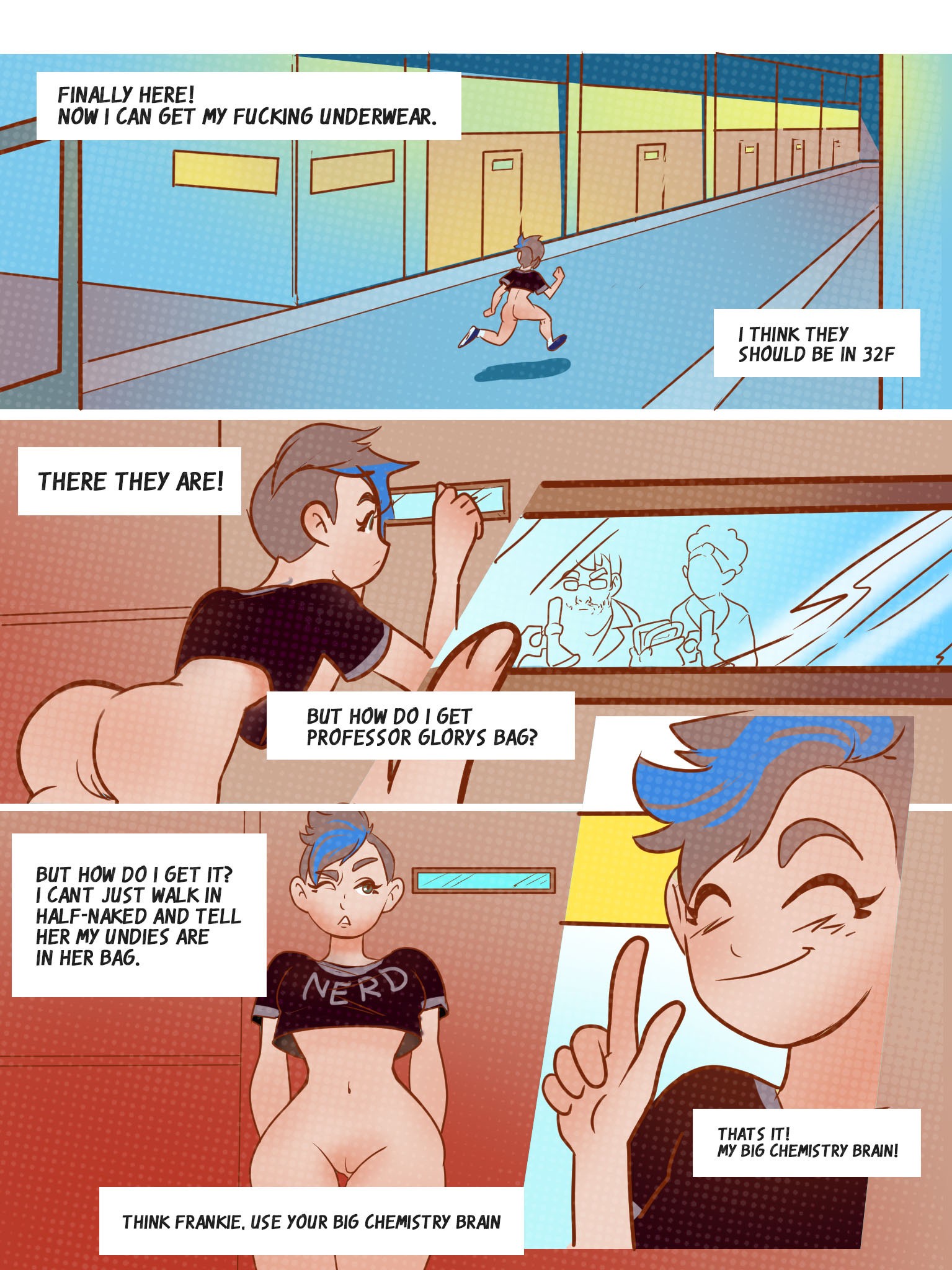 Frankie's Naked Night porn comic picture 47