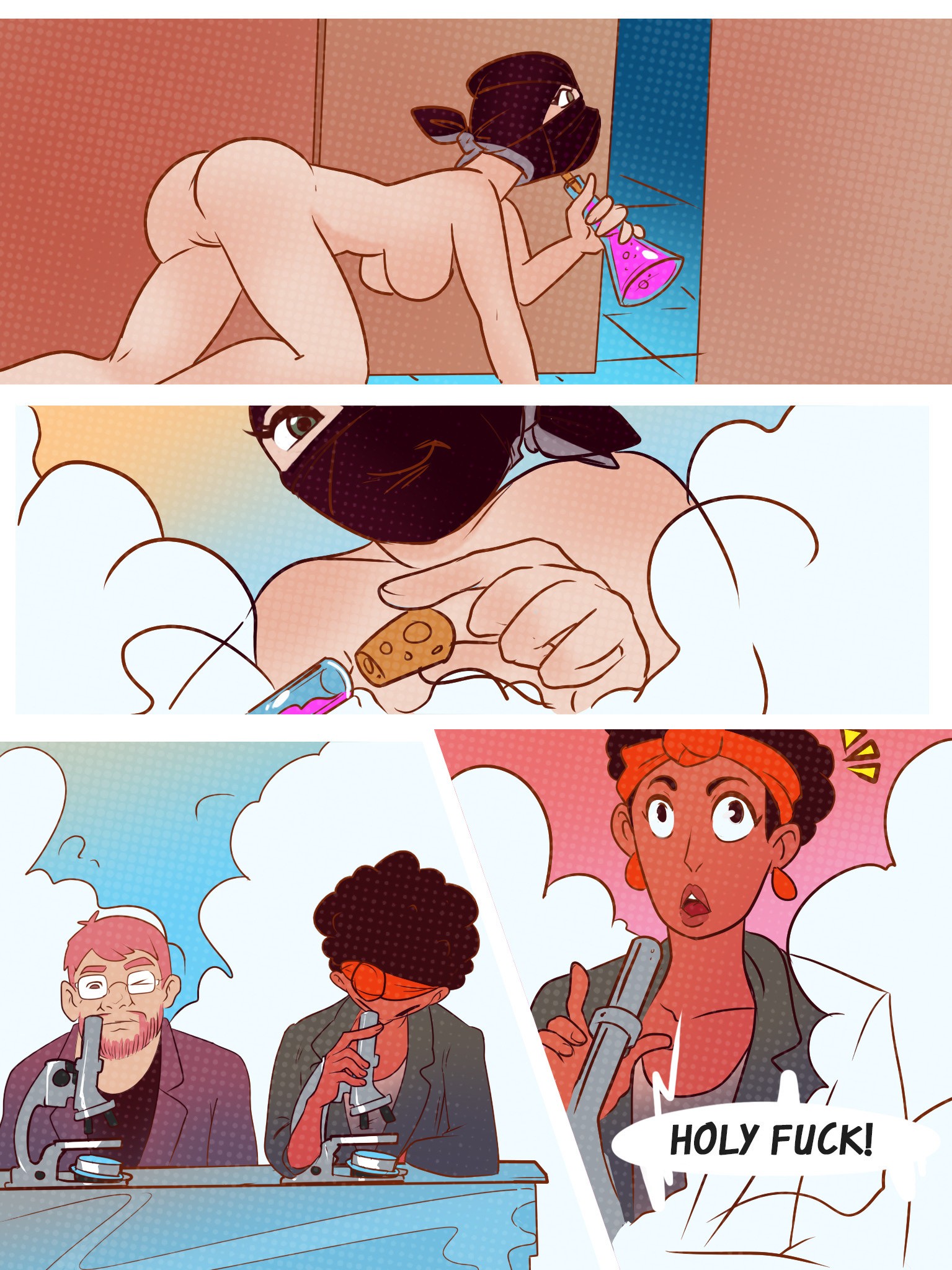Frankie's Naked Night porn comic picture 49