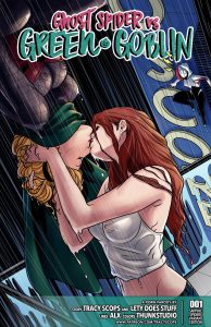 Ghost Spider VS. Green Goblin porn comic picture 1