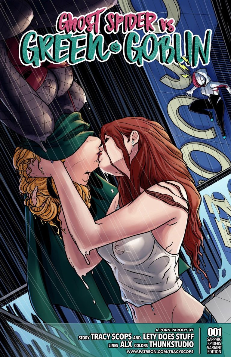 Ghost Spider VS. Green Goblin porn comic picture 1