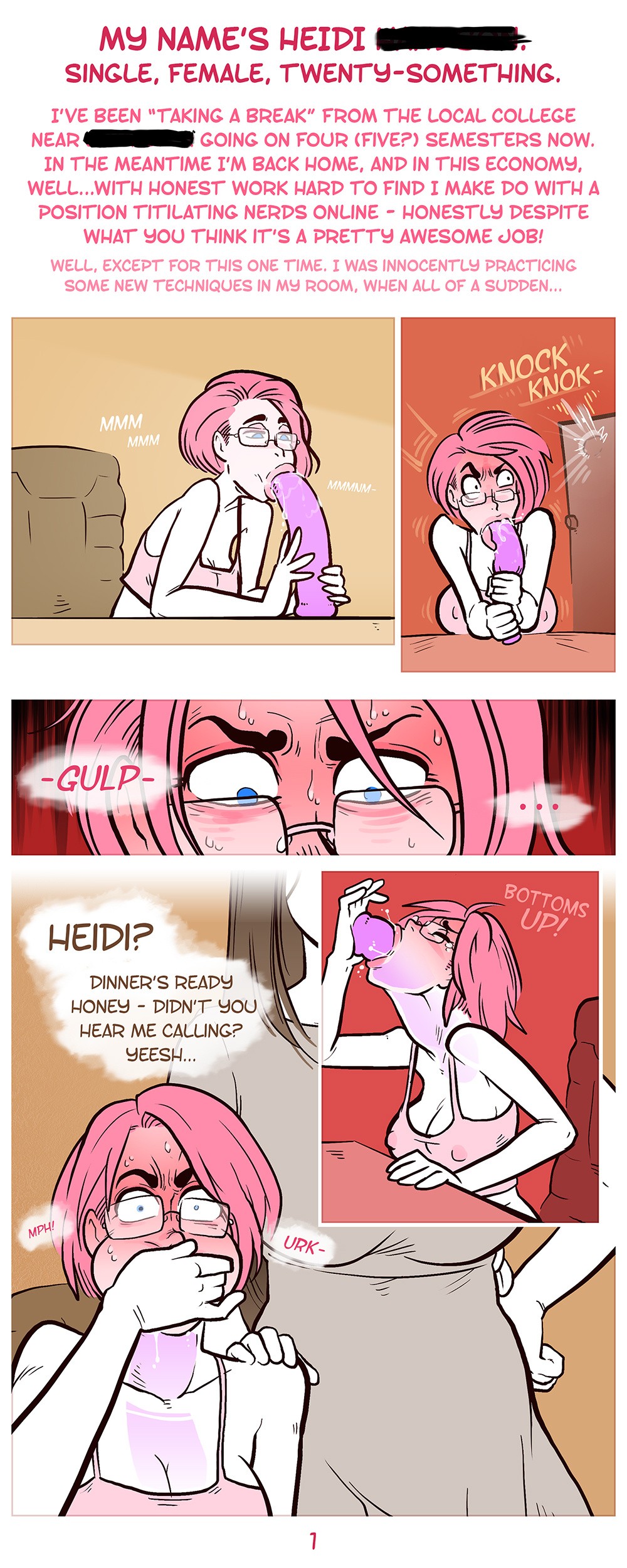 Heidi Whore's Hidey Holes porn comic picture 1