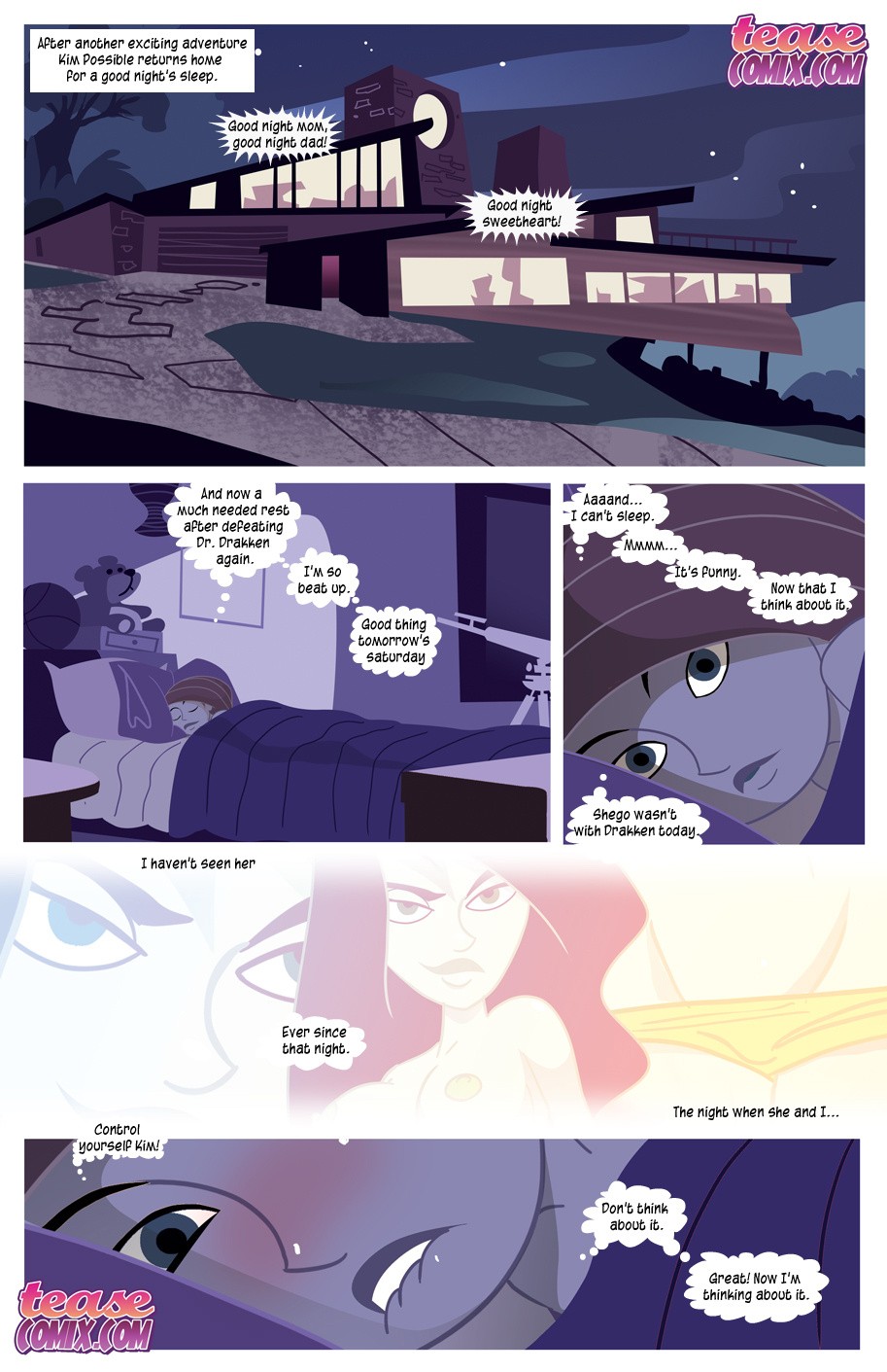 Kim loves Shego porn comic picture 2