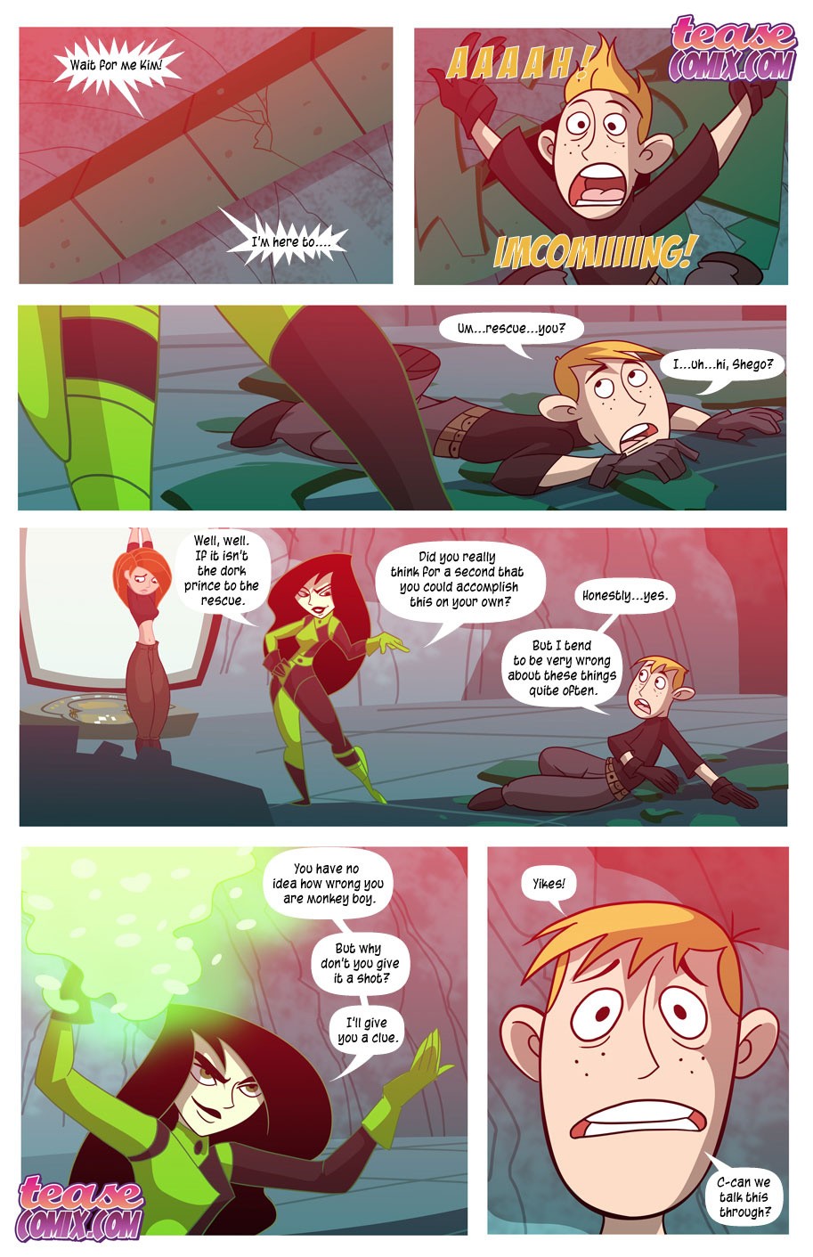 Kim loves Shego porn comic picture 20