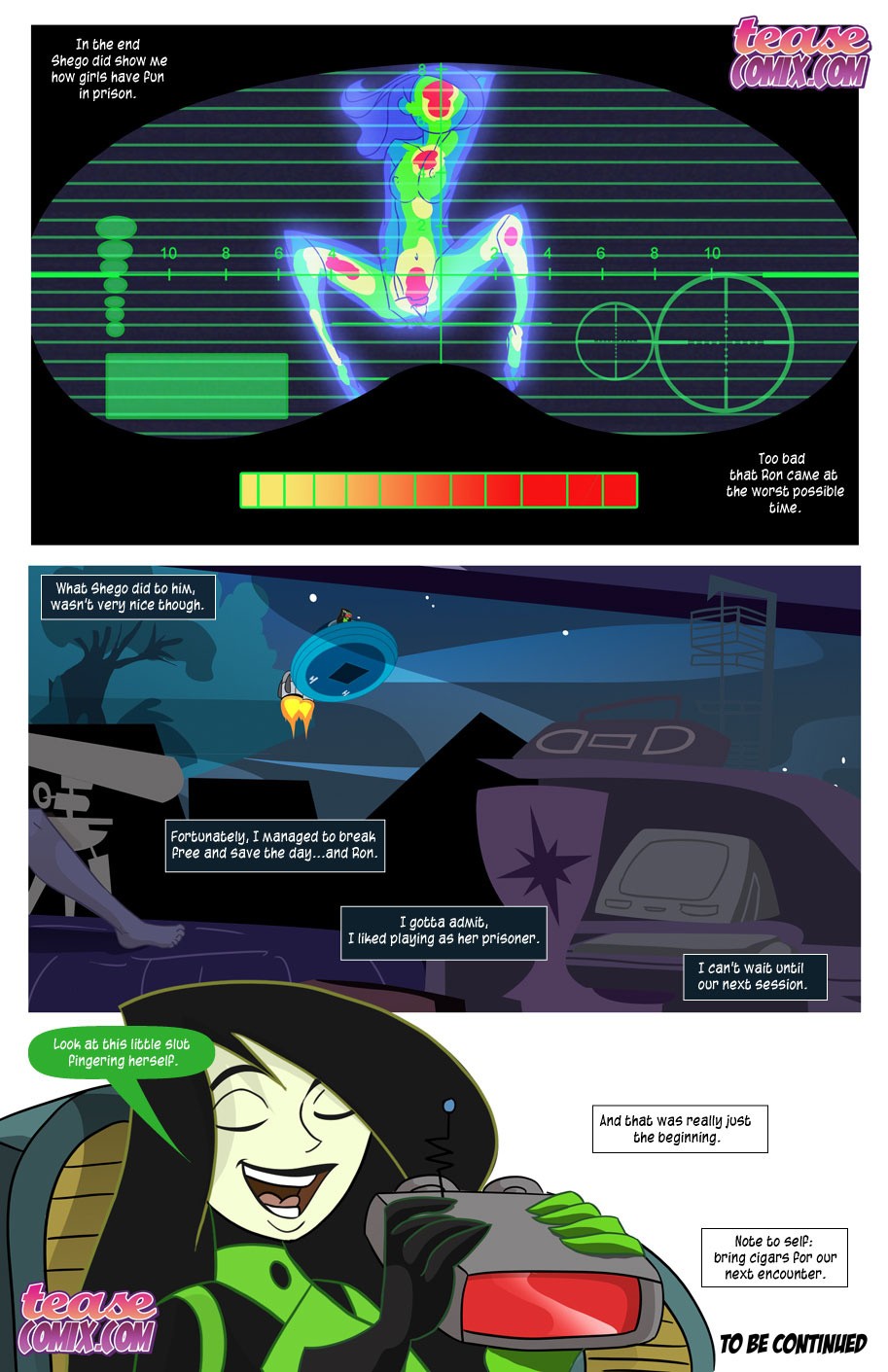 Kim loves Shego porn comic picture 21