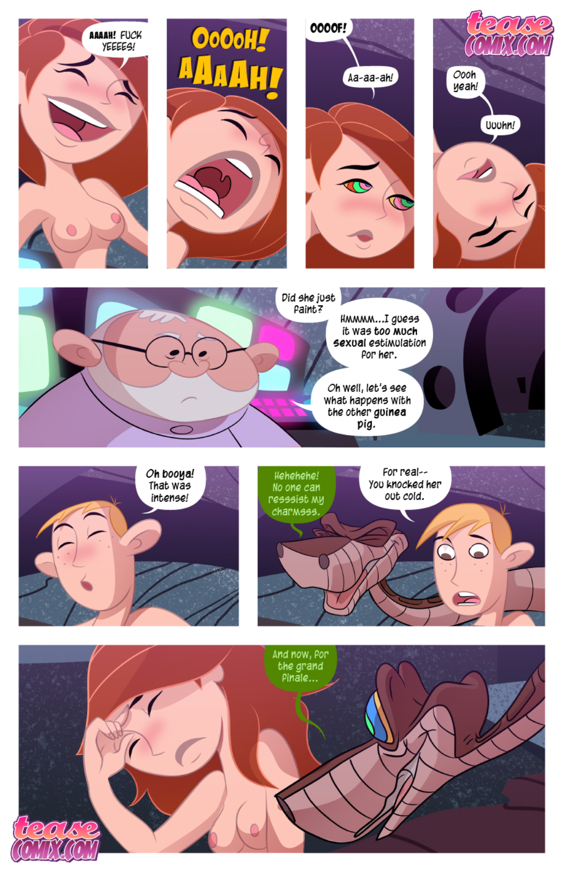 Kim vs Kaa 3 - Voracious porn comic picture 12