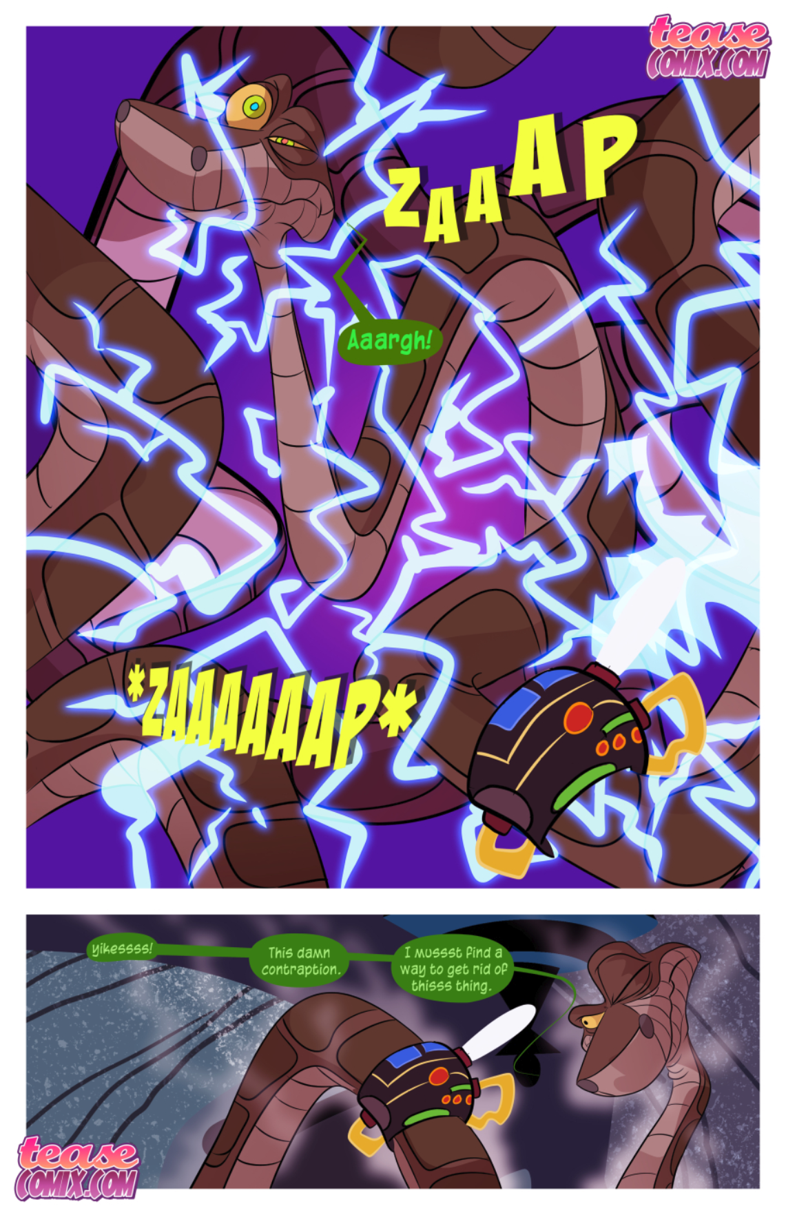 Kim vs Kaa 3 - Voracious porn comic picture 15