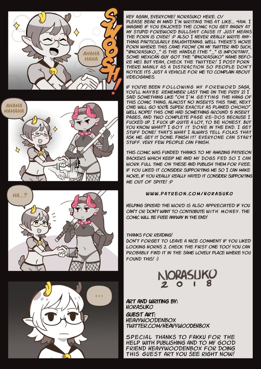 Locking Horns 2 porn comic picture 27
