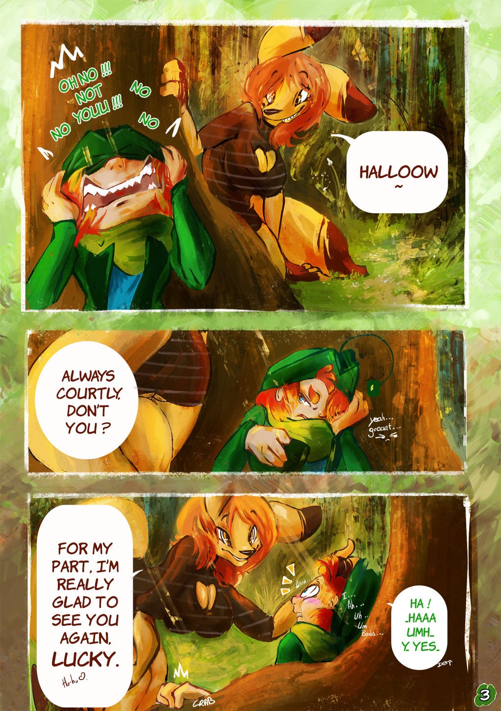 Lucky and Chocolate Charms porn comic picture 4