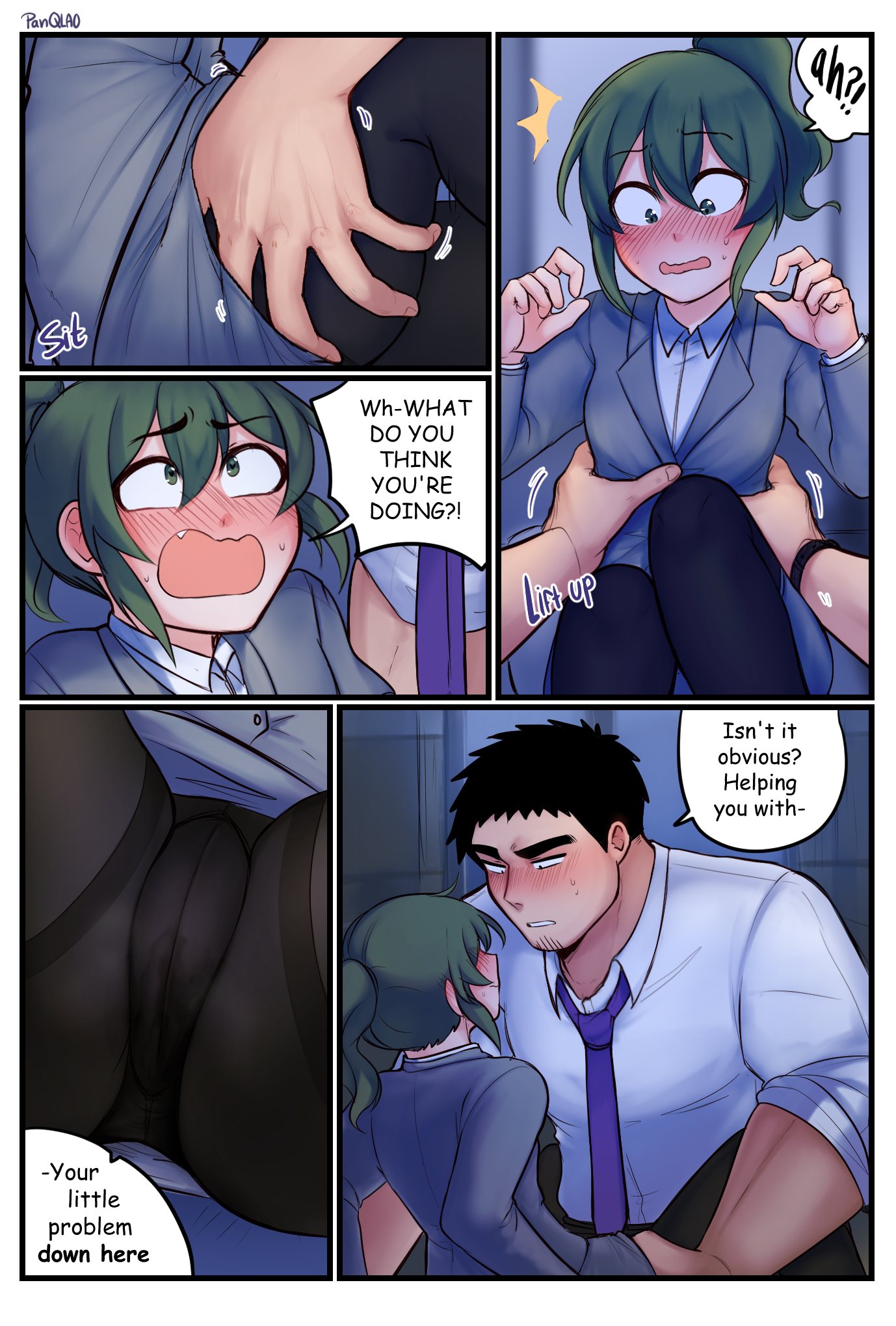 Night at the Office porn comic picture 8