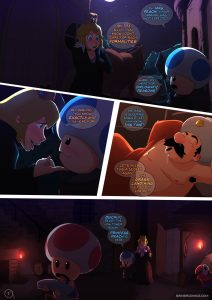 Peach Princess porn comic picture 1