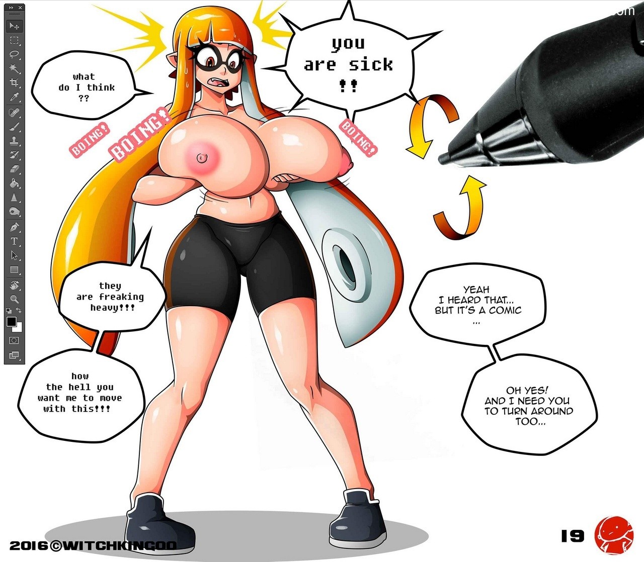 Splatoon - That Wasn't Ink porn comic picture 20