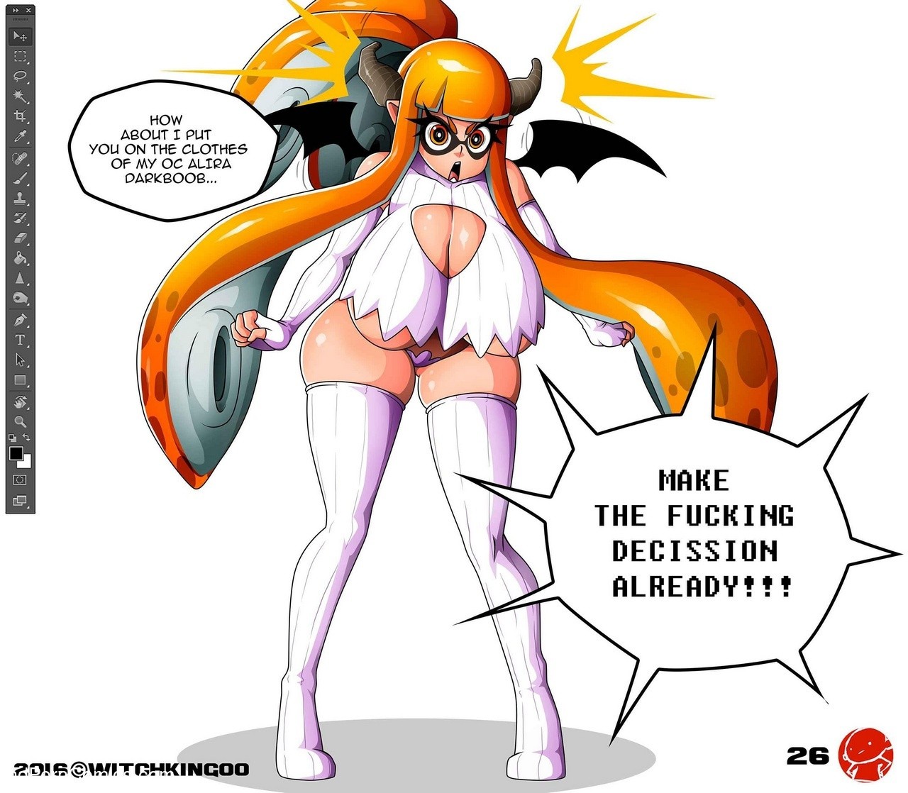 Splatoon - That Wasn't Ink porn comic picture 27