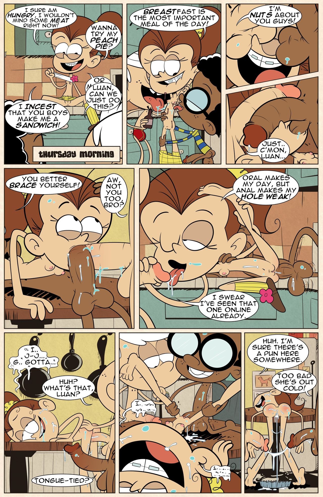 The Lewd House - Days of our Louds porn comic picture 8
