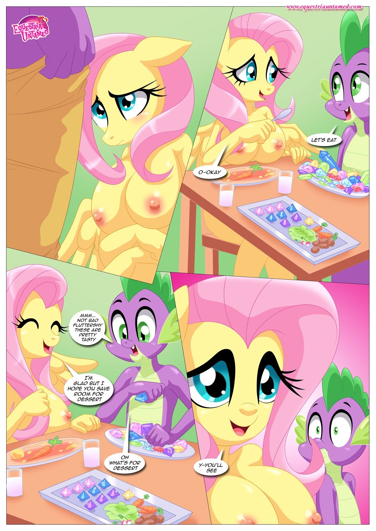 The Secret Ingredient is Fluttershy... Fluttershy porn comic picture 21
