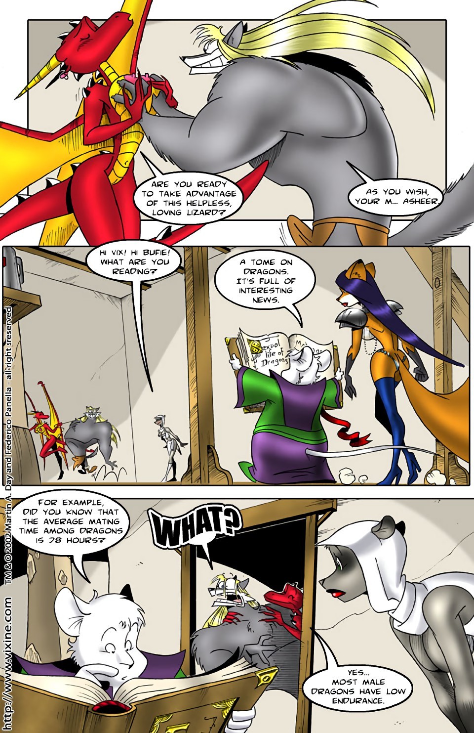 Vixine porn comic picture 39
