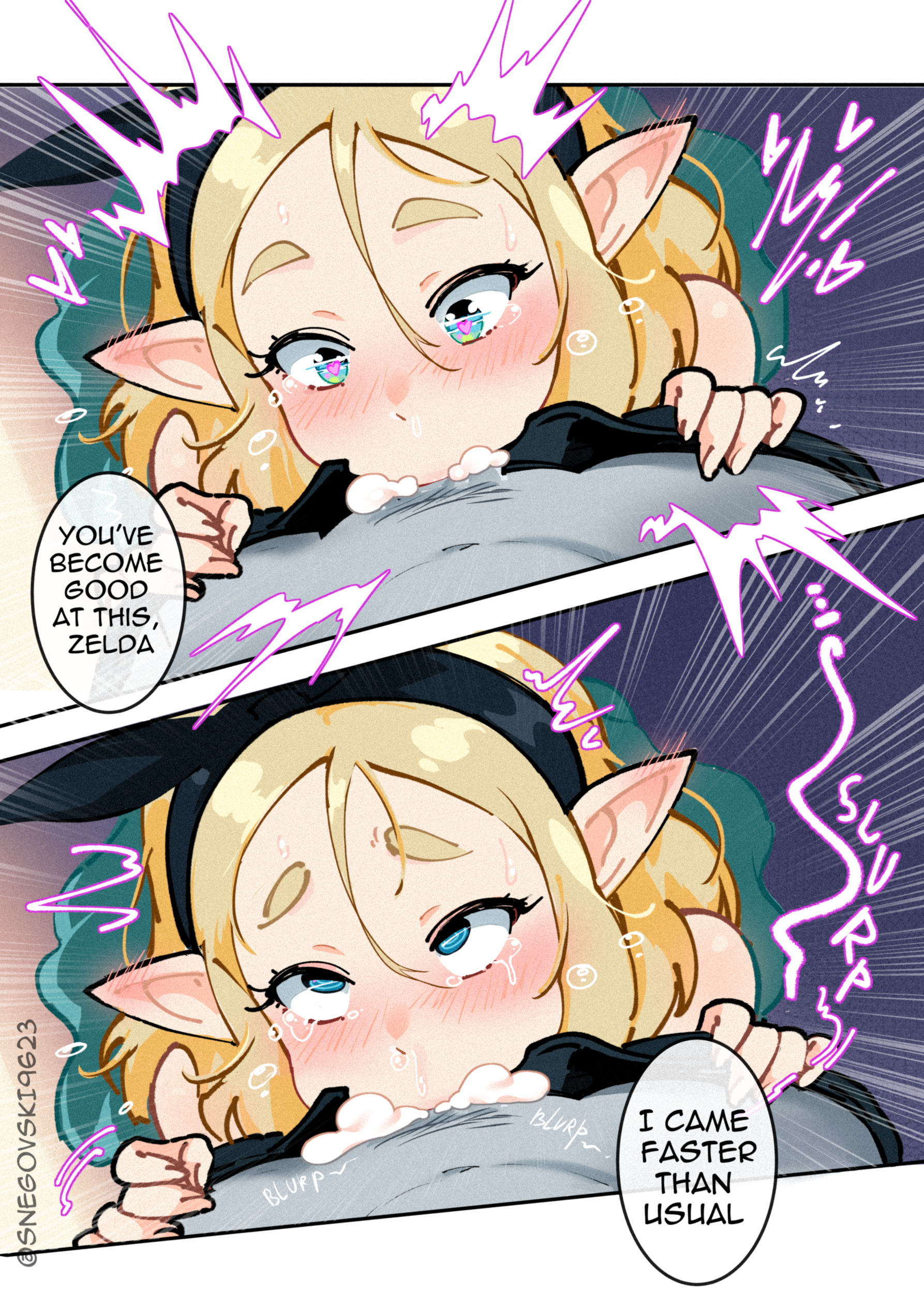 Zelda's Triforce porn comic picture 11