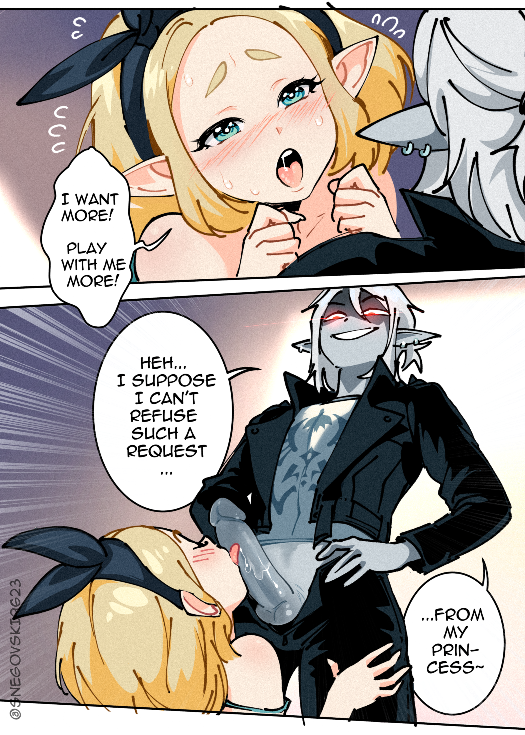 Zelda's Triforce porn comic picture 9