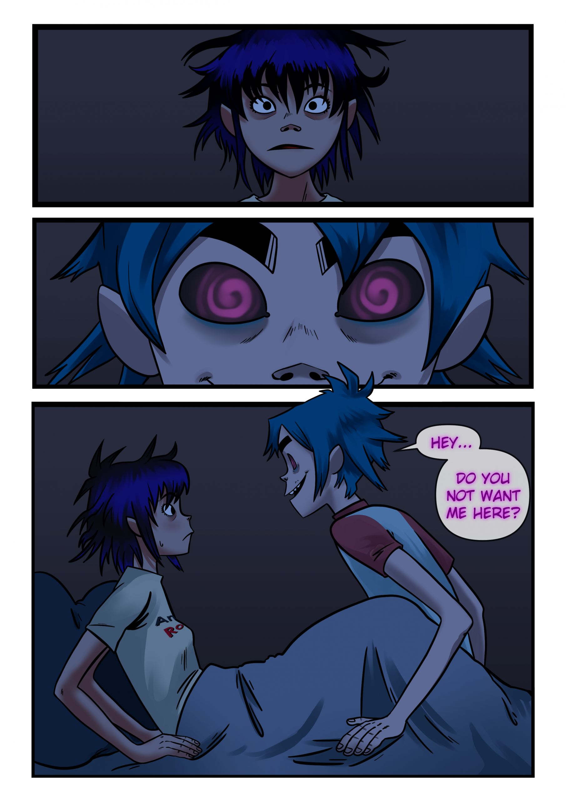 2D and Noodle porn comic picture 4