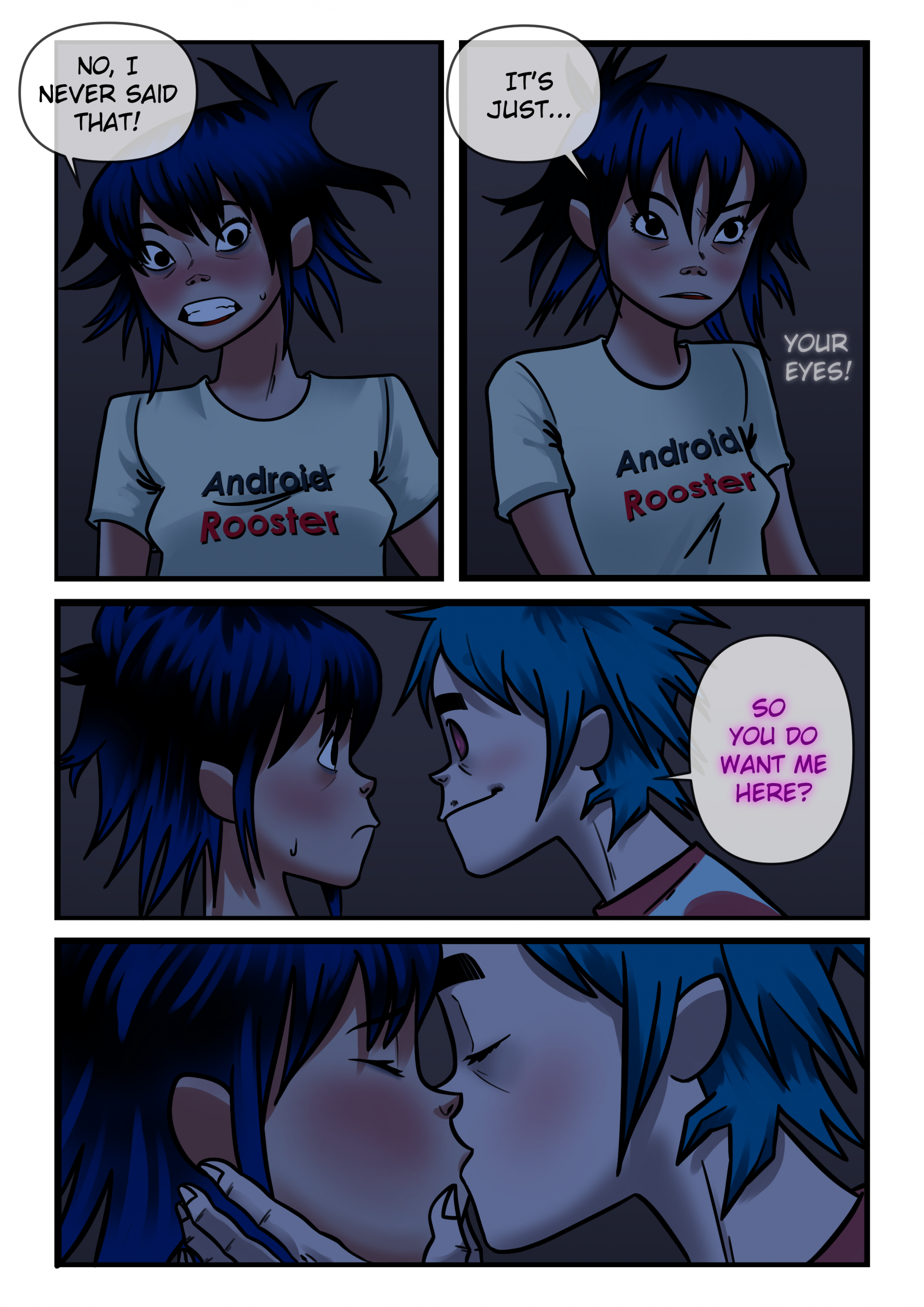 2D and Noodle porn comic picture 5