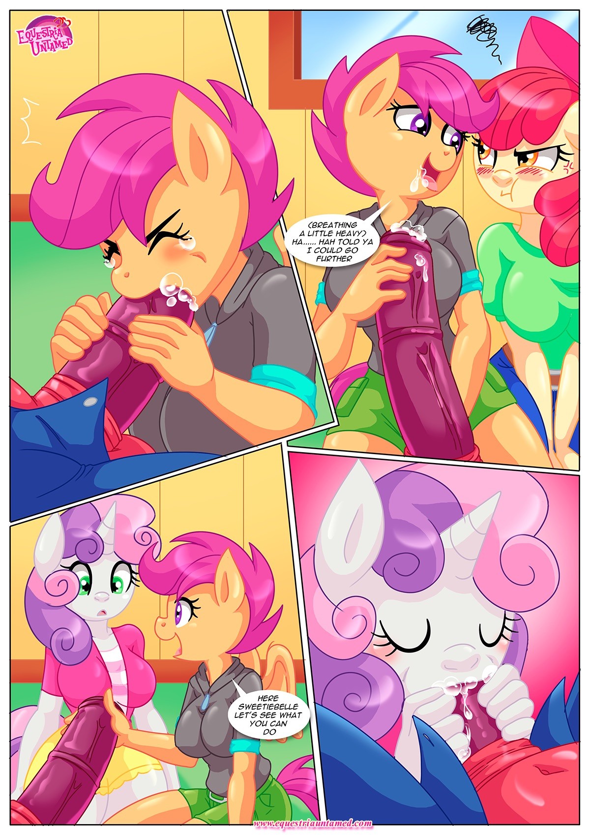 Applejack's secret is out! porn comic picture 17