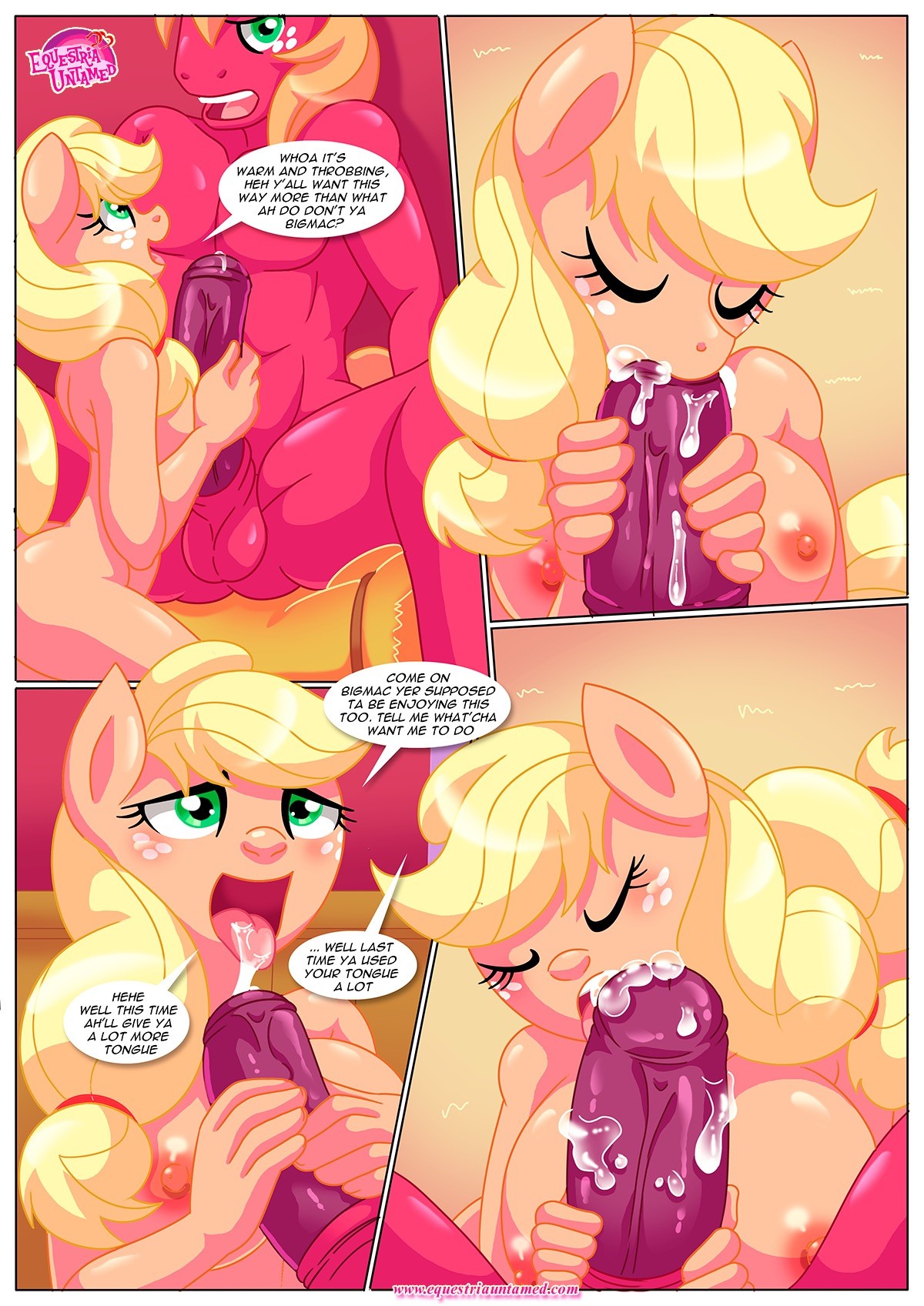 Applejack's secret is out! porn comic picture 5