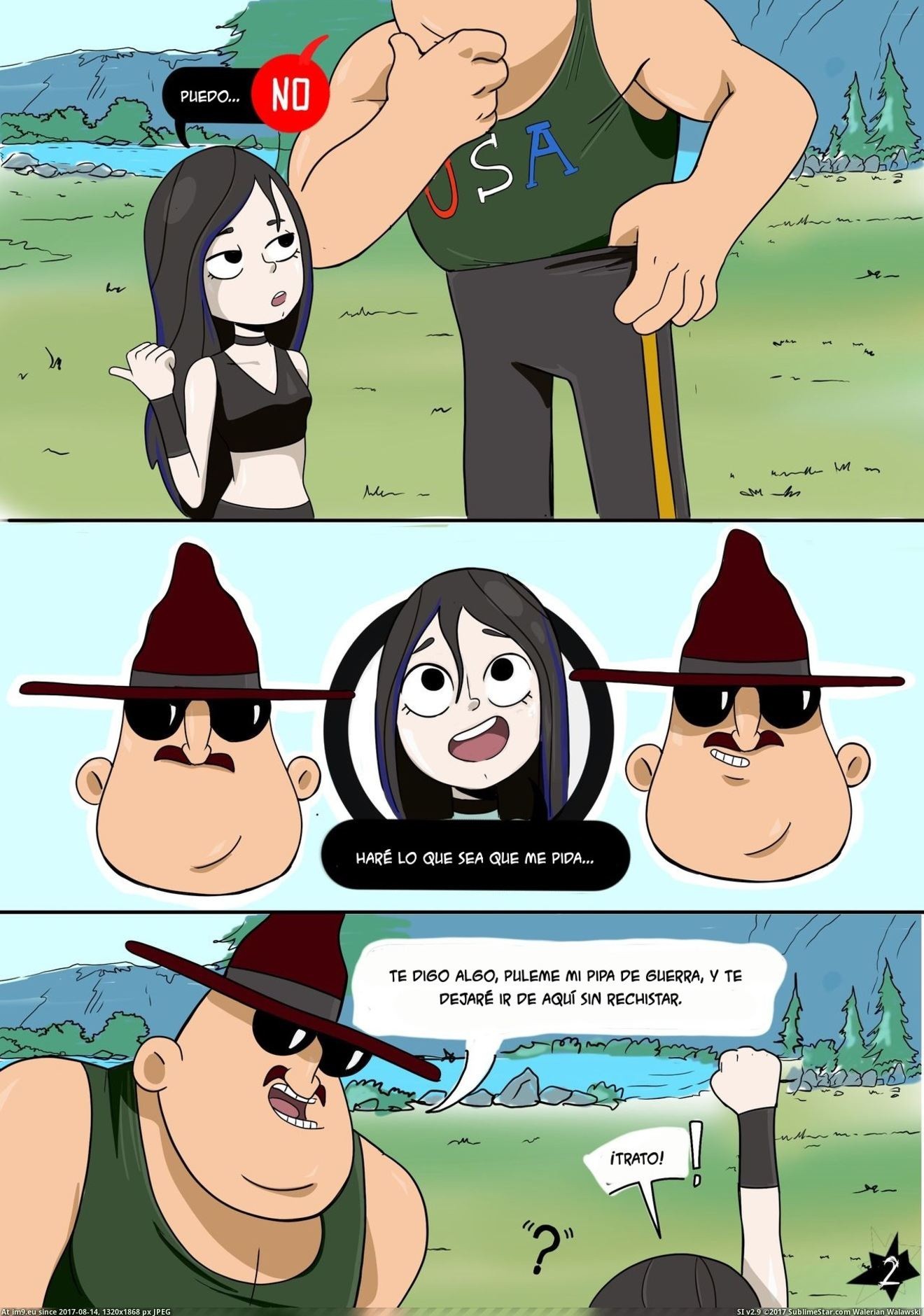 Campamento WWE porn comic picture 3