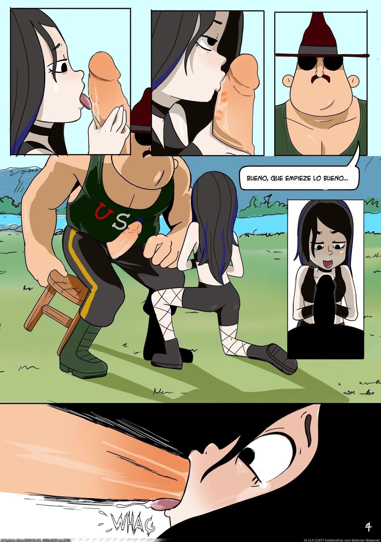 Campamento WWE porn comic picture 5