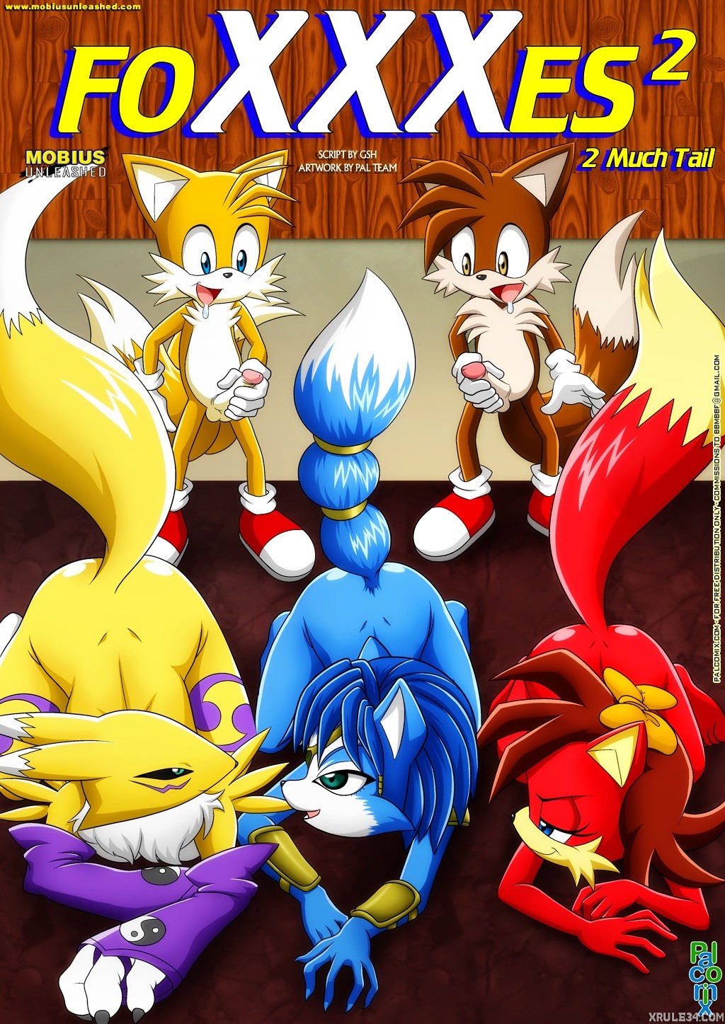Foxxxes^2 - 2 Much Tail porn comic picture 1