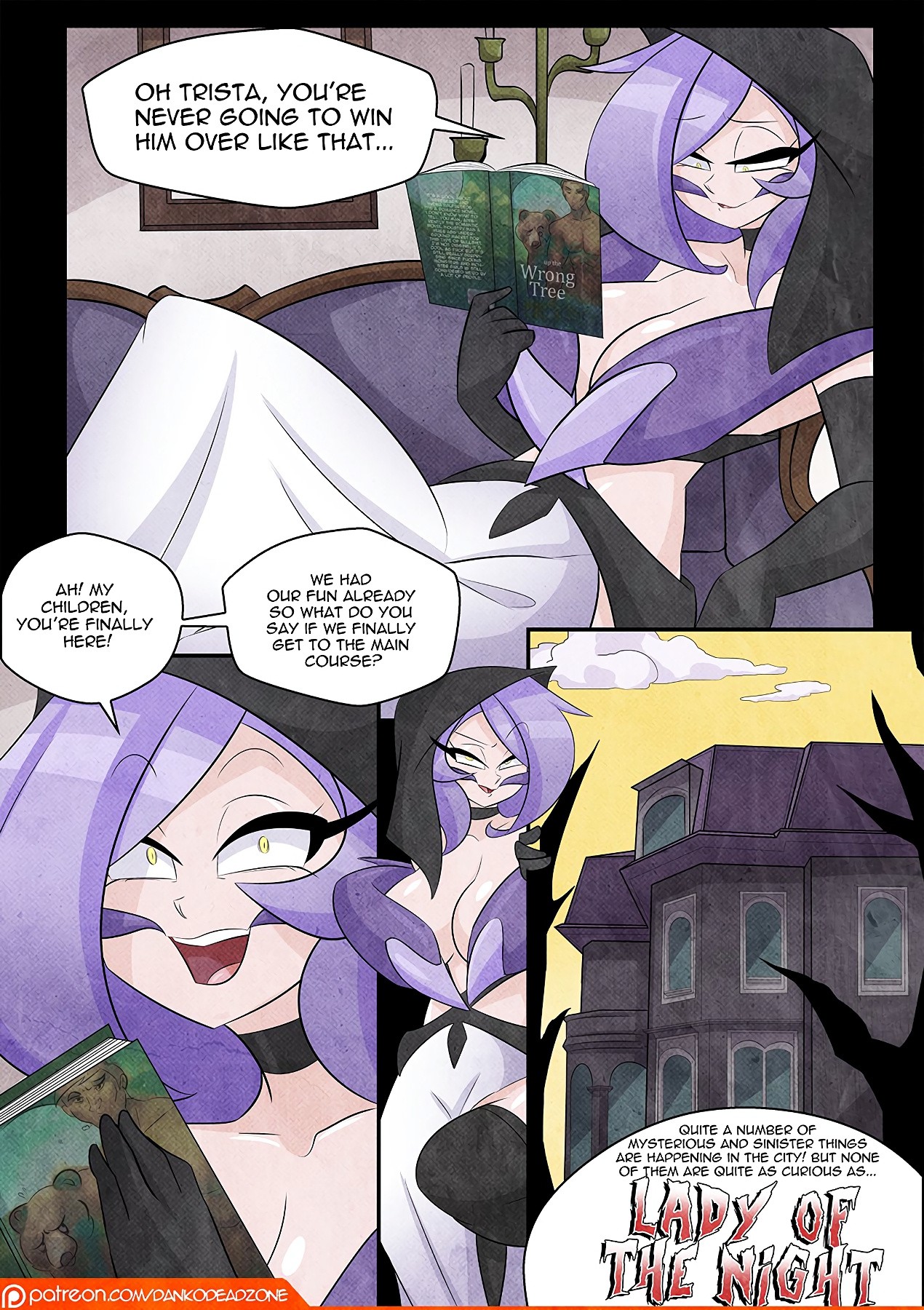 Lady of the Night Issue 1 porn comic picture 2