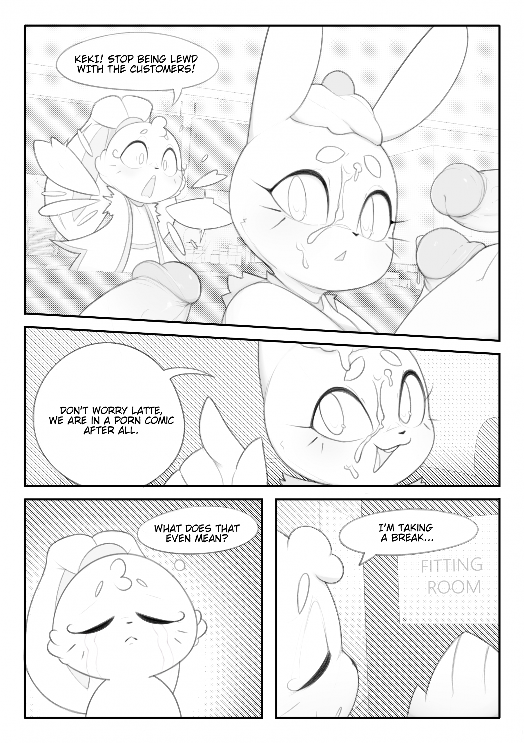 Latte porn comic picture 2