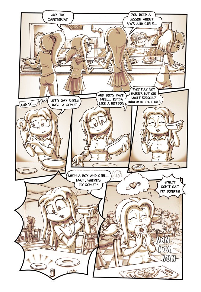 Love and Life Lessons With Ketchup and Mustard porn comic picture 5