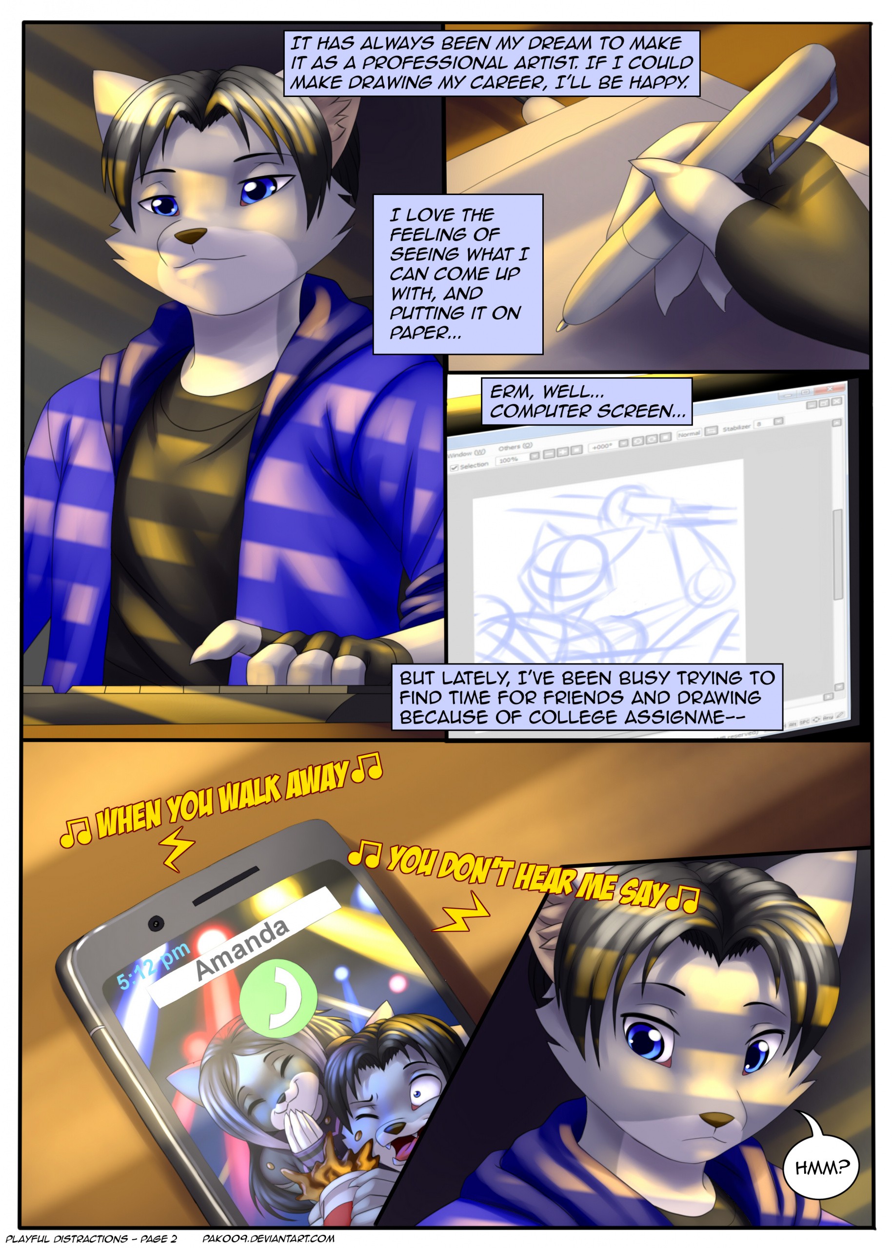 Playful Distractions porn comic picture 3