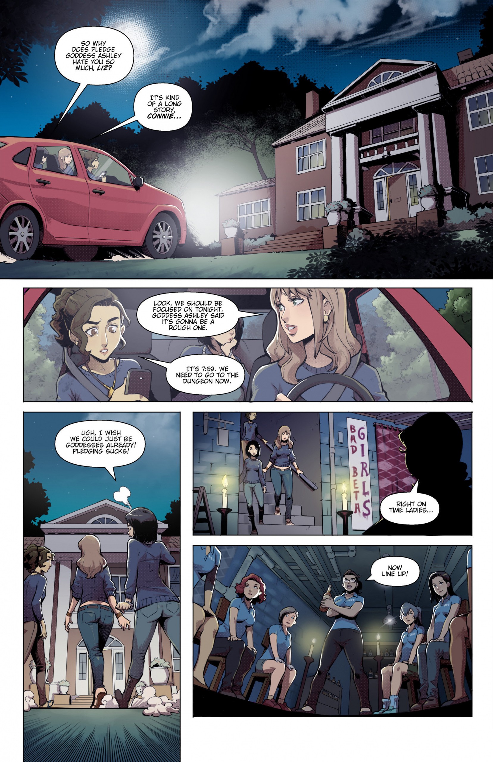 Sorority Problems porn comic picture 2