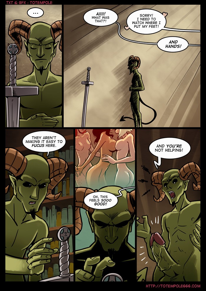 The Cummoner 13: The Apprentice porn comic picture 11