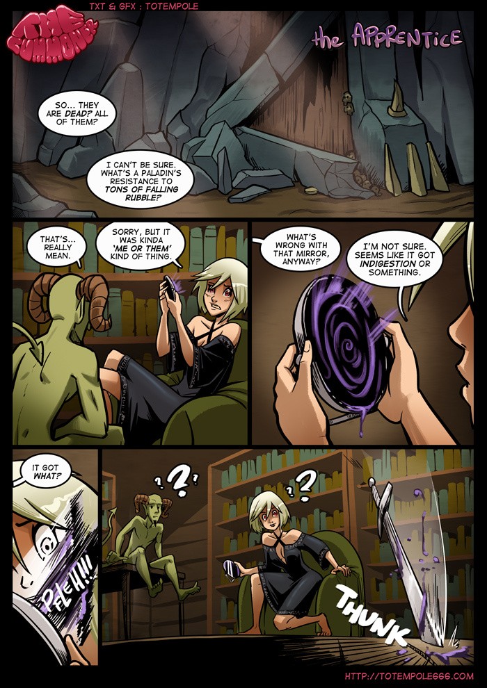 The Cummoner 13: The Apprentice porn comic picture 2