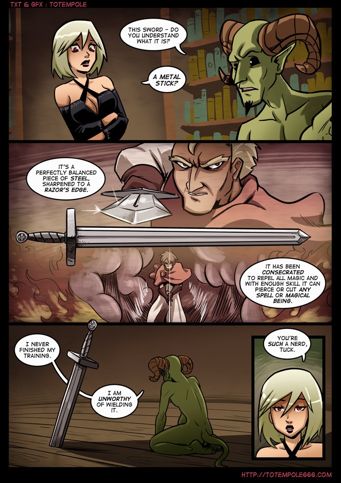 The Cummoner 13: The Apprentice porn comic picture 4