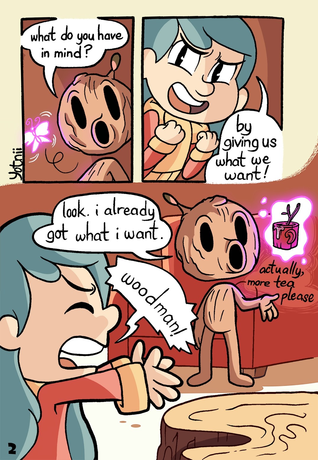 The girl in the wood porn comic picture 2