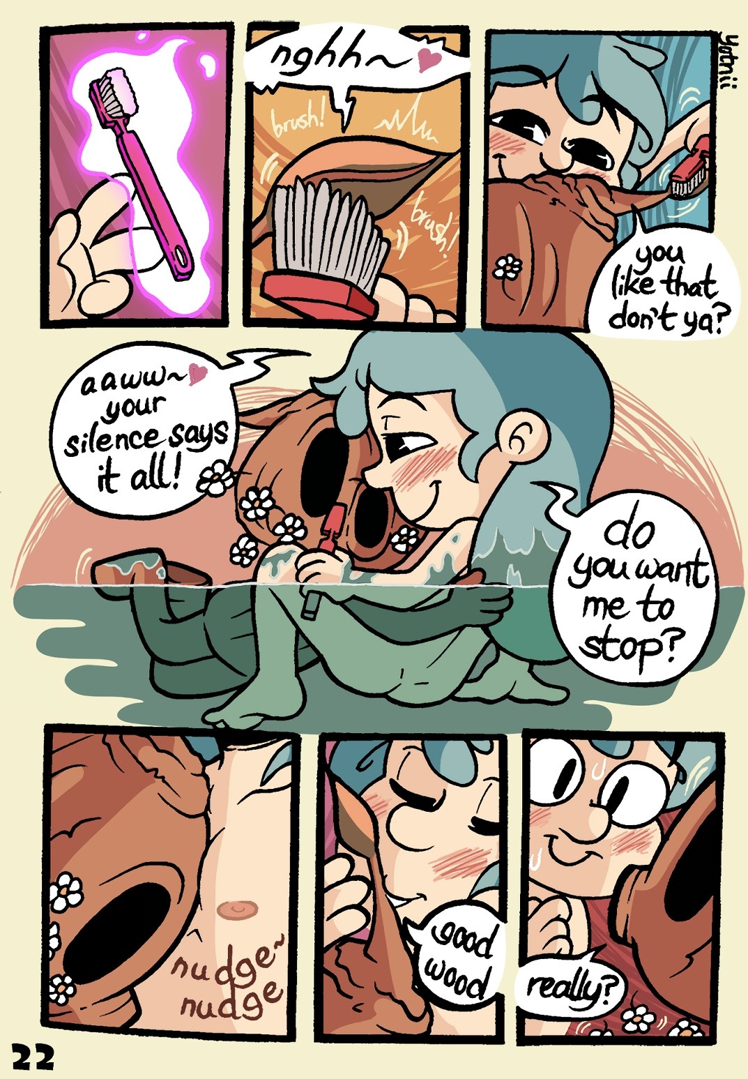 The girl in the wood porn comic picture 22