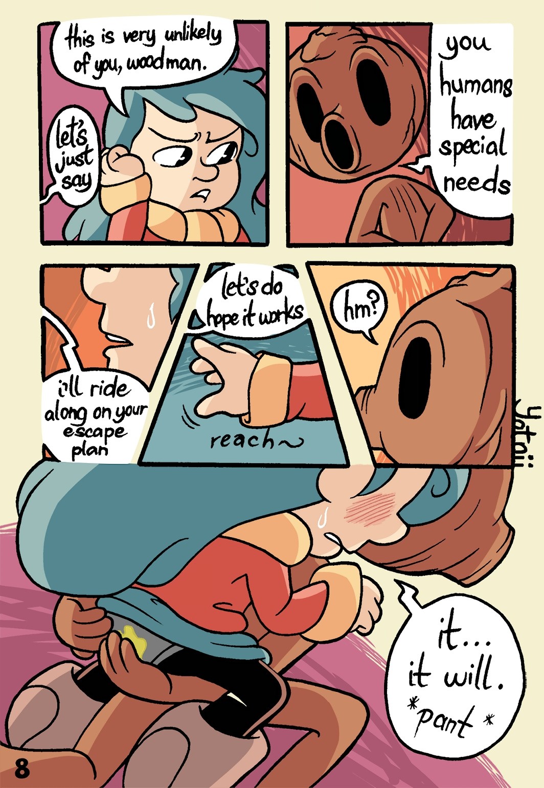 The girl in the wood porn comic picture 8