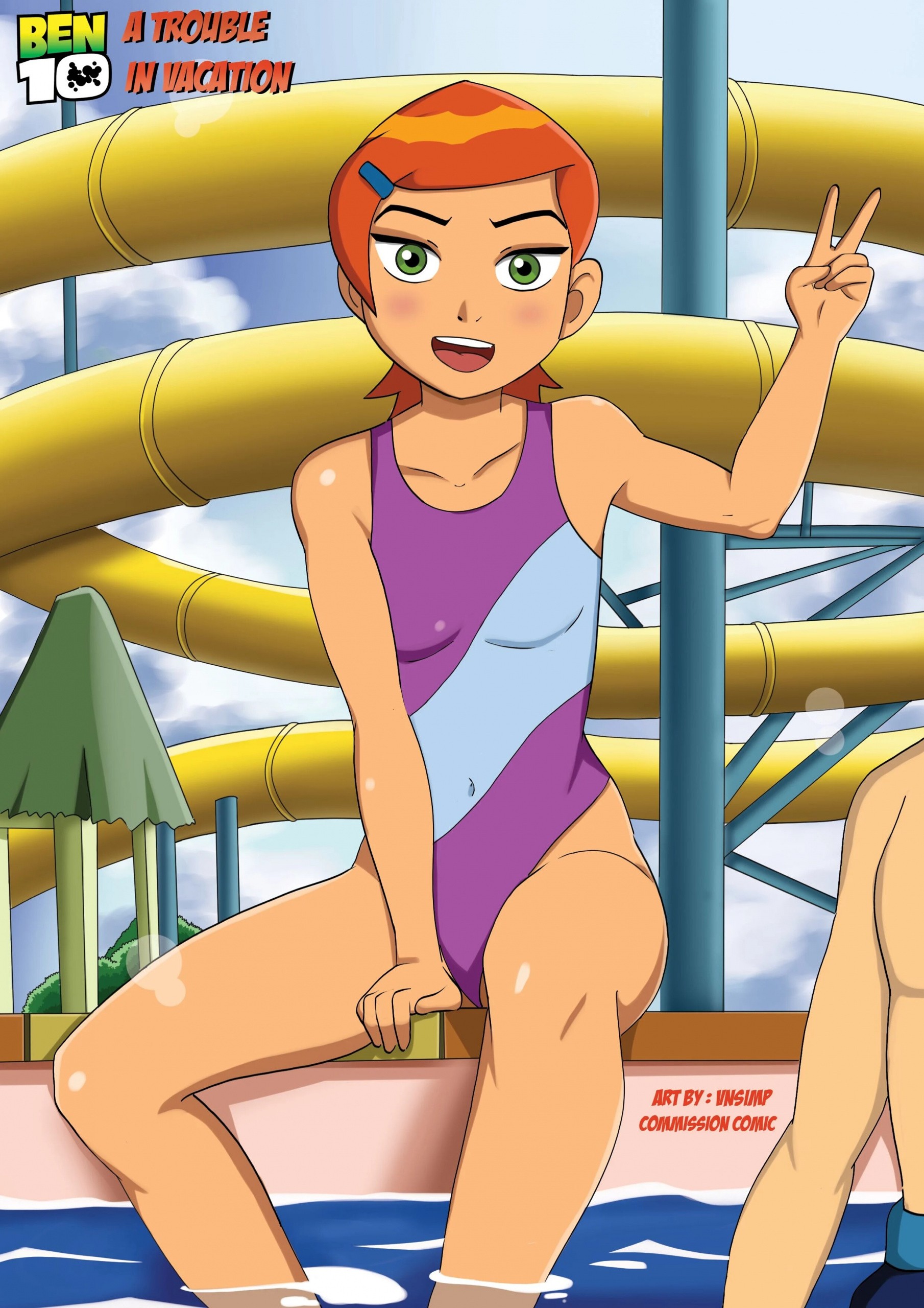 A Trouble in Vacation porn comic picture 1