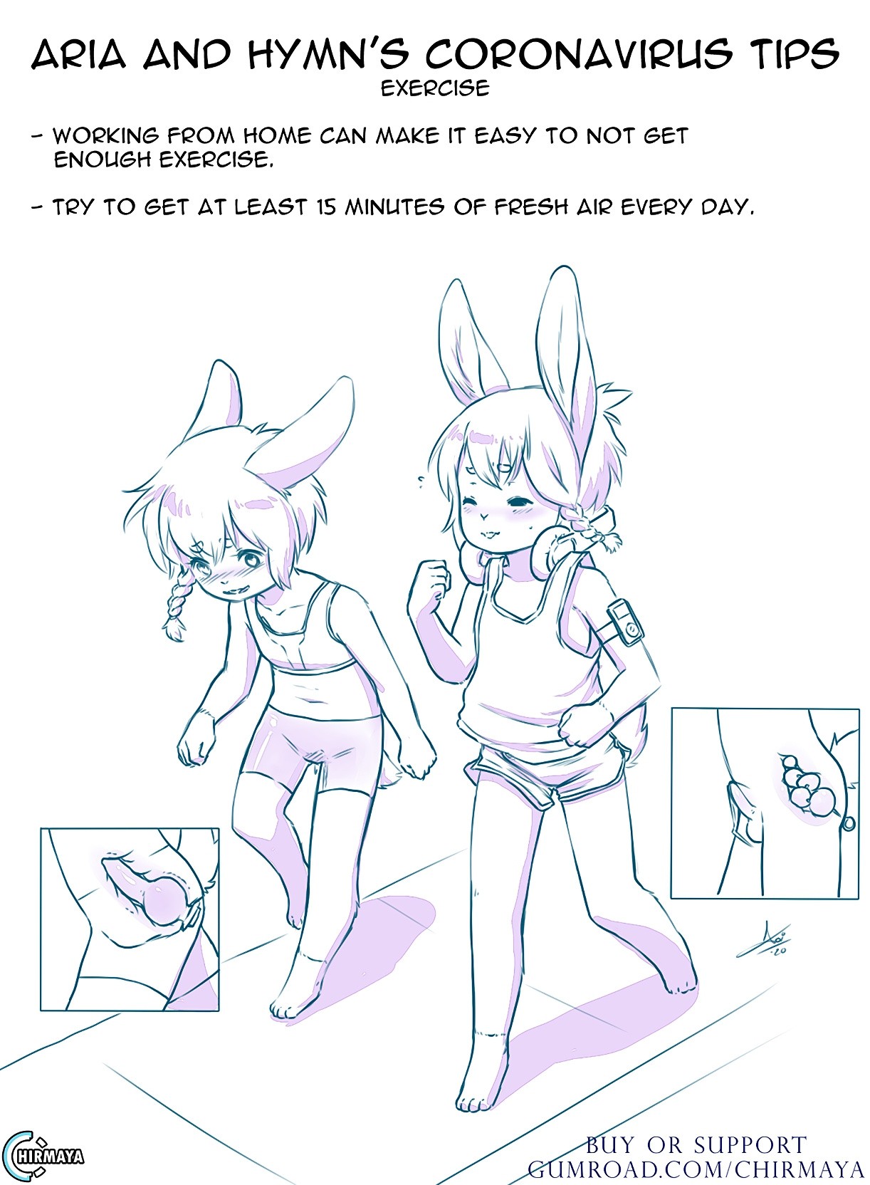 Aria and Hymn's Coronavirus Tips porn comic picture 10