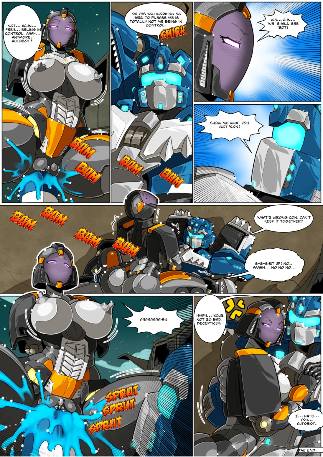 Black Betty vs FrostBites porn comic picture 5
